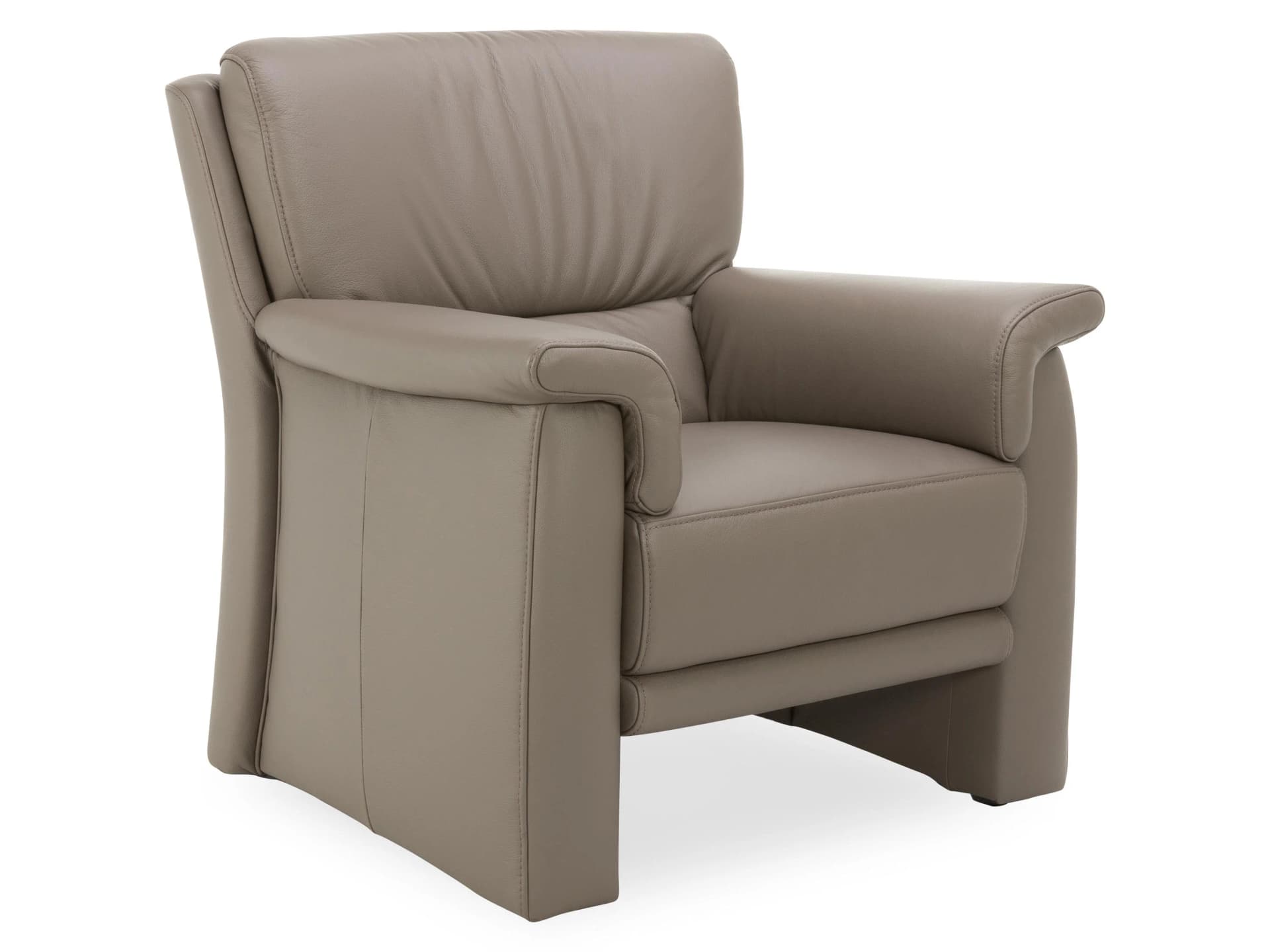 Sessel himolla MORITZ Grau Leder Modern