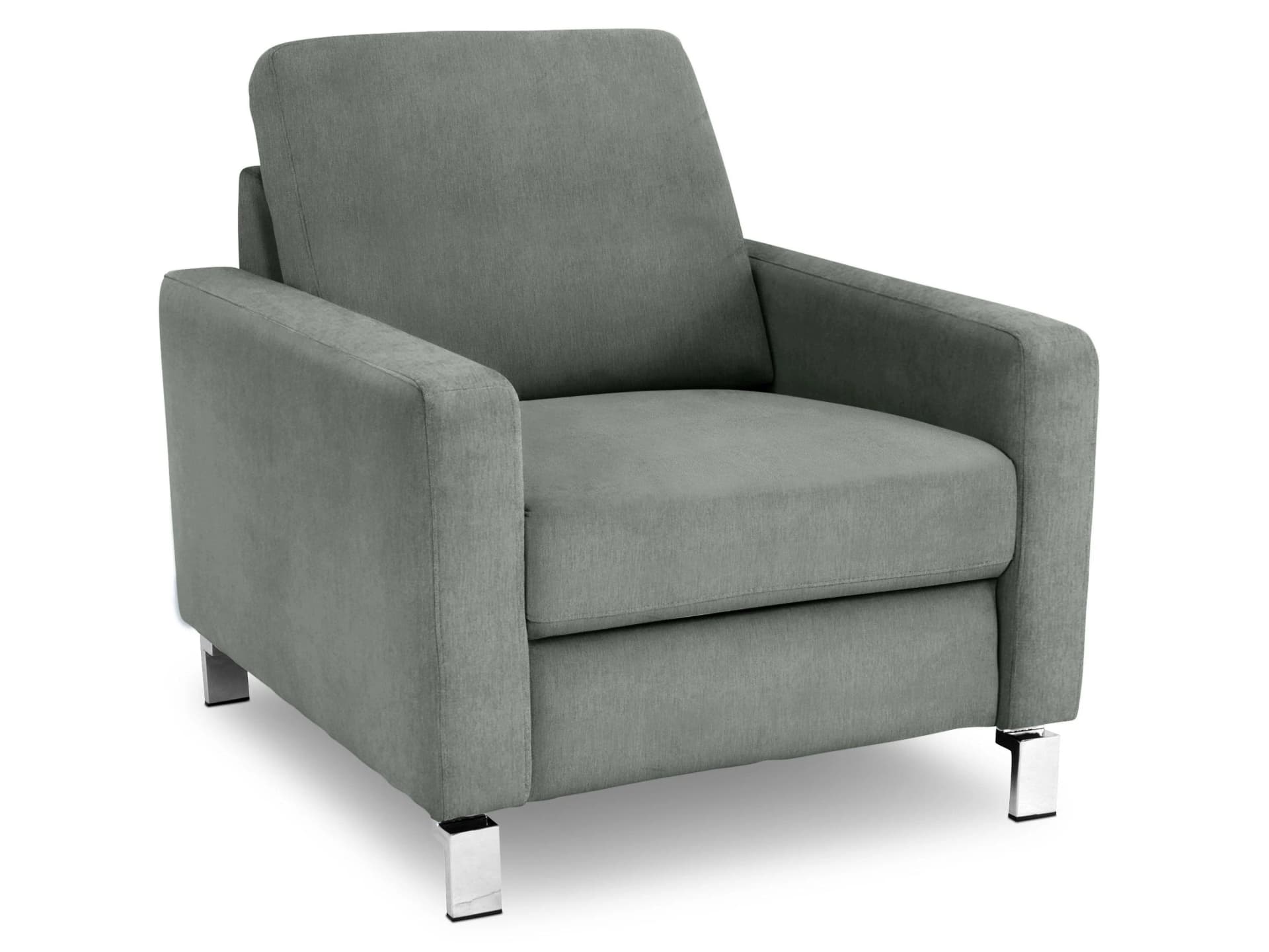 Loft Sessel COLLINS PLUS Stoff Matrix Metall Chrom glänzend