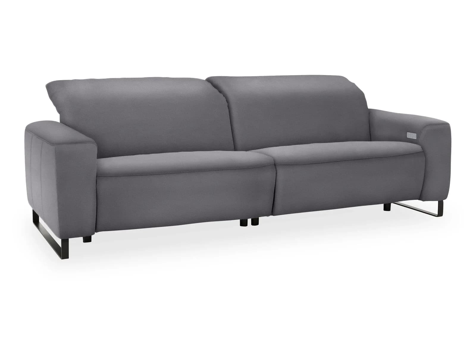 Loft CALANO 2.0 3-Sitzer Sofa Leder schwarz