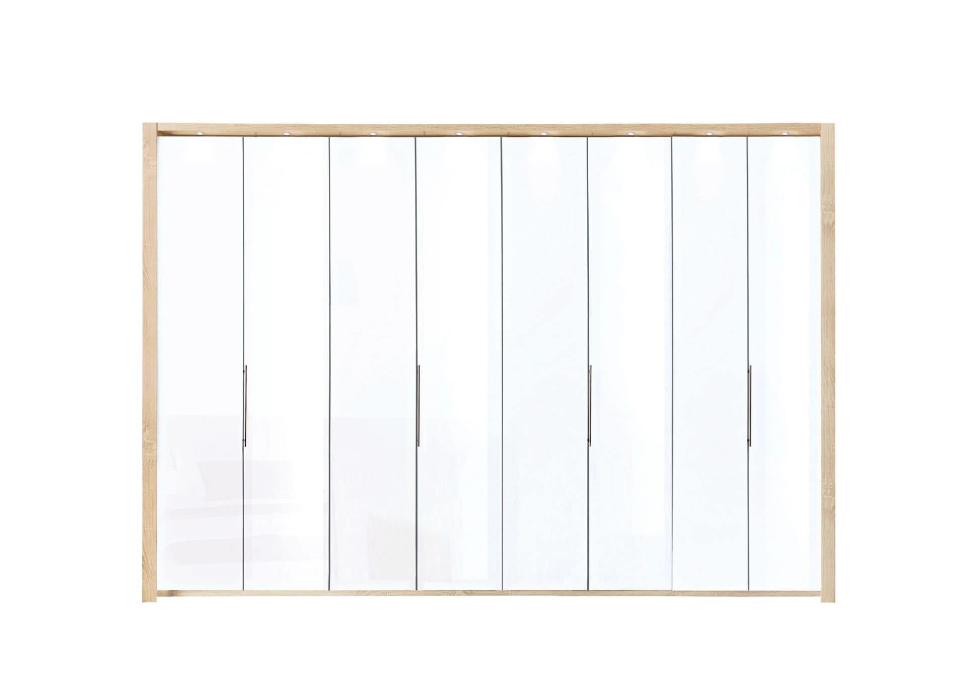 Rolf Weber Kleiderschrank WOLFHAGEN Weiß/Silber-grau Modern