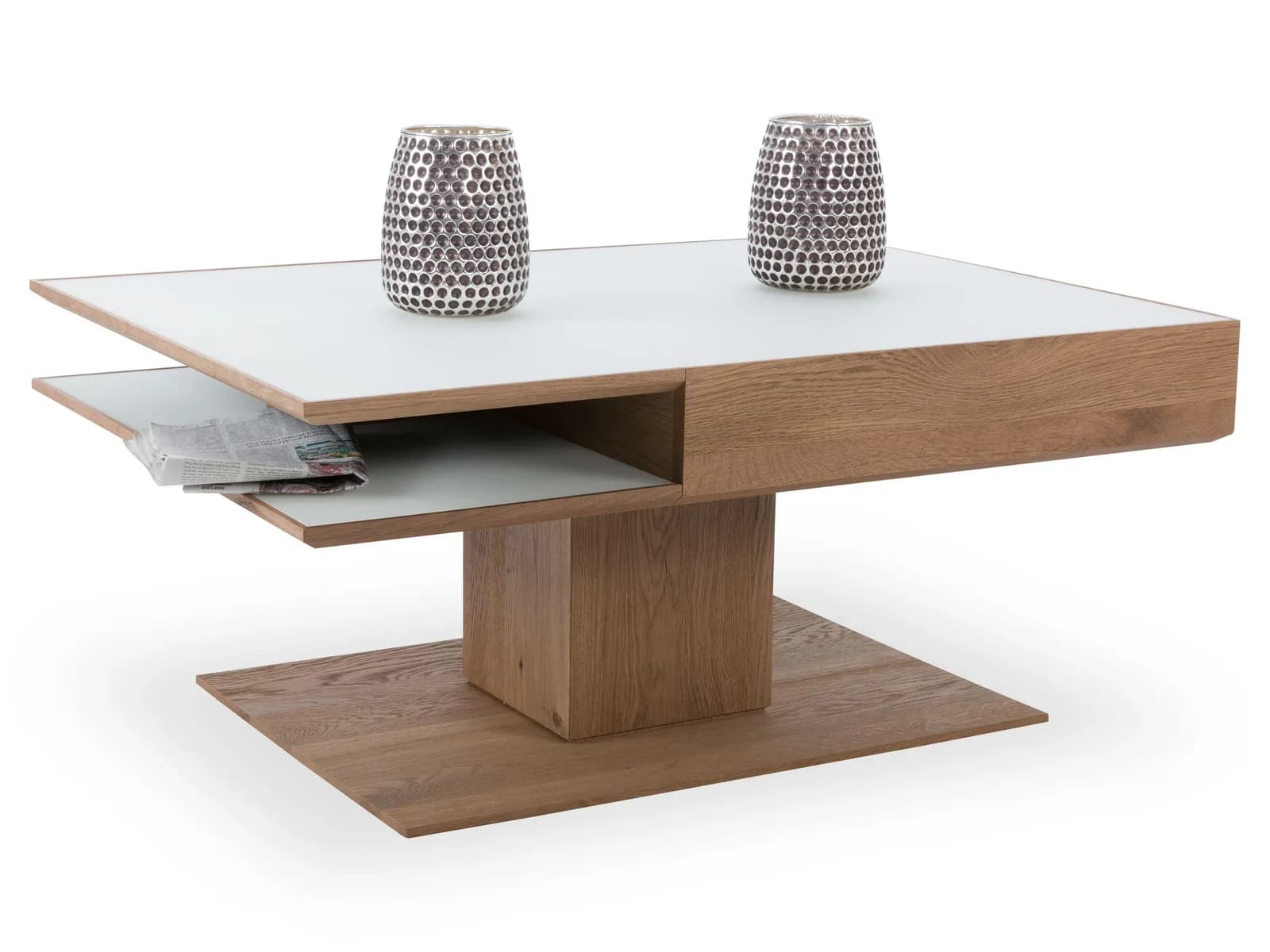 Couchtisch Hartmann Heaven mit Schubkasten und Mattglas