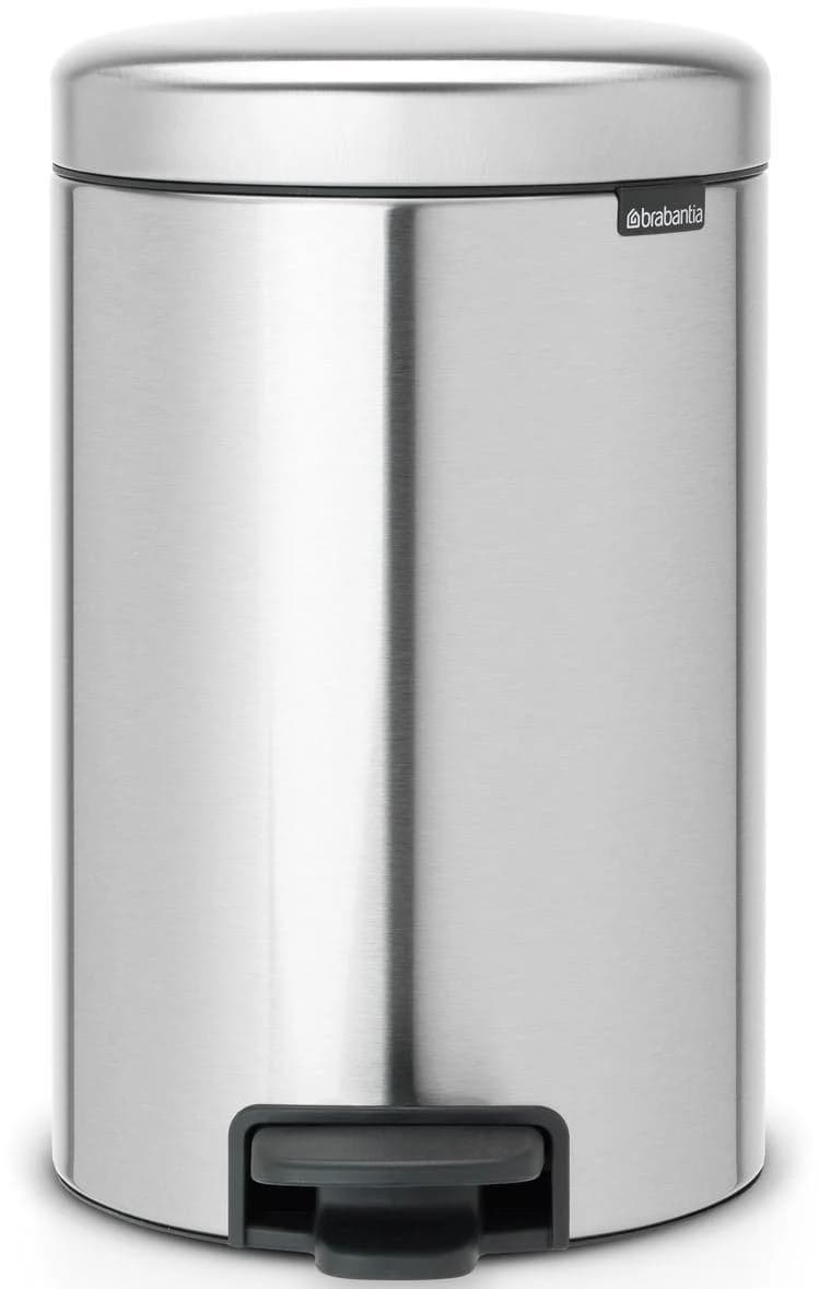 Brabantia NewIcon Treteimer 12L Grau Fingerprint-proof