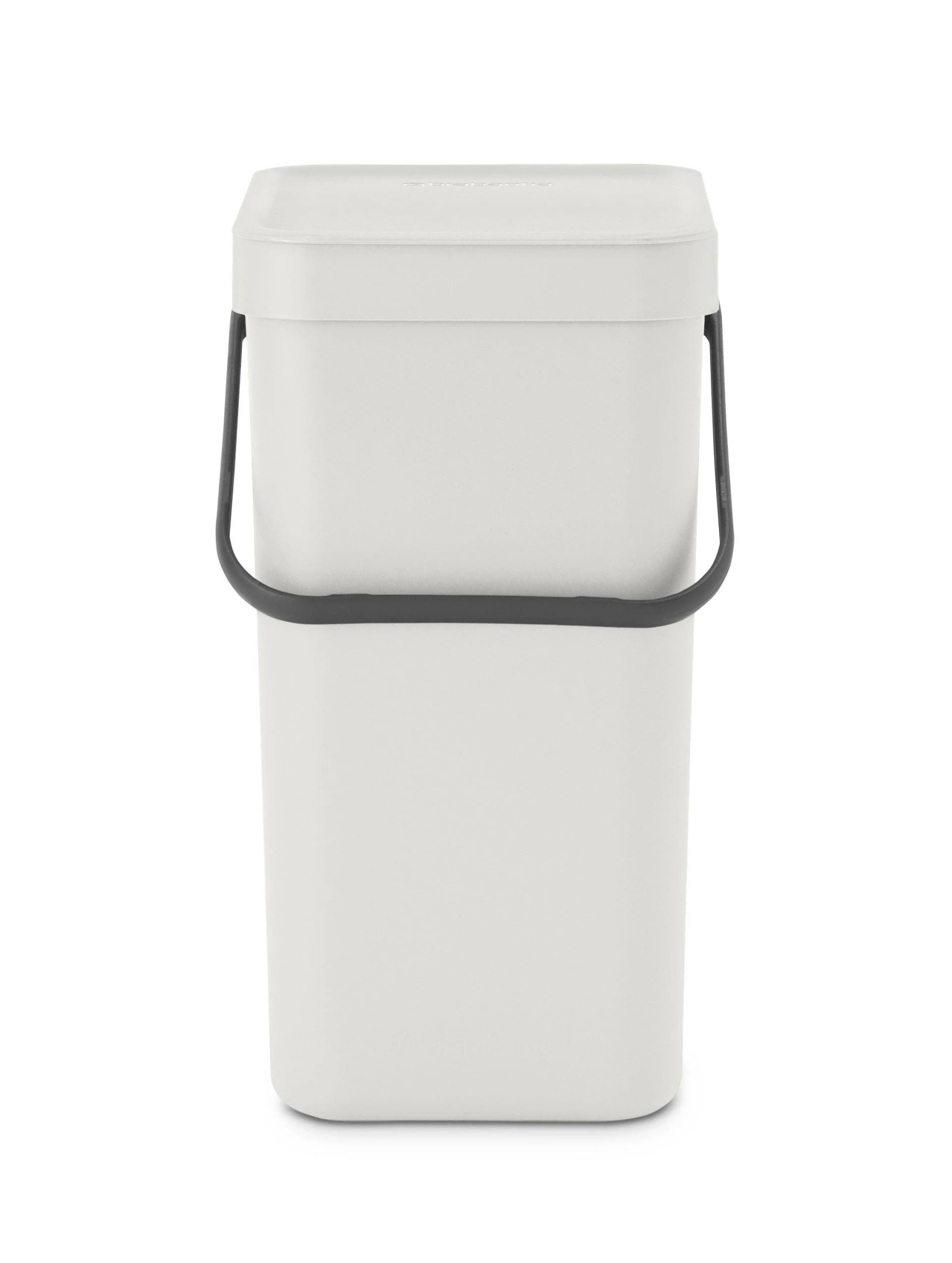 Abfalleimer SORT & GO 12 Liter Hellgrau