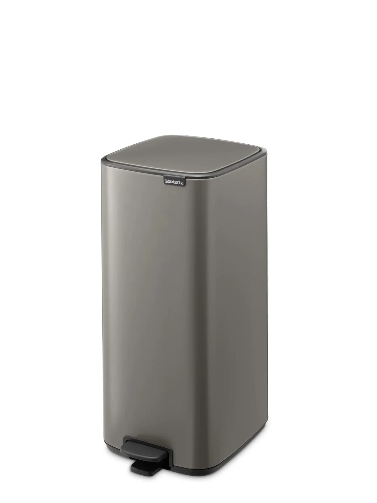 Brabantia Abfallbehälter BO Grau Metall 36L