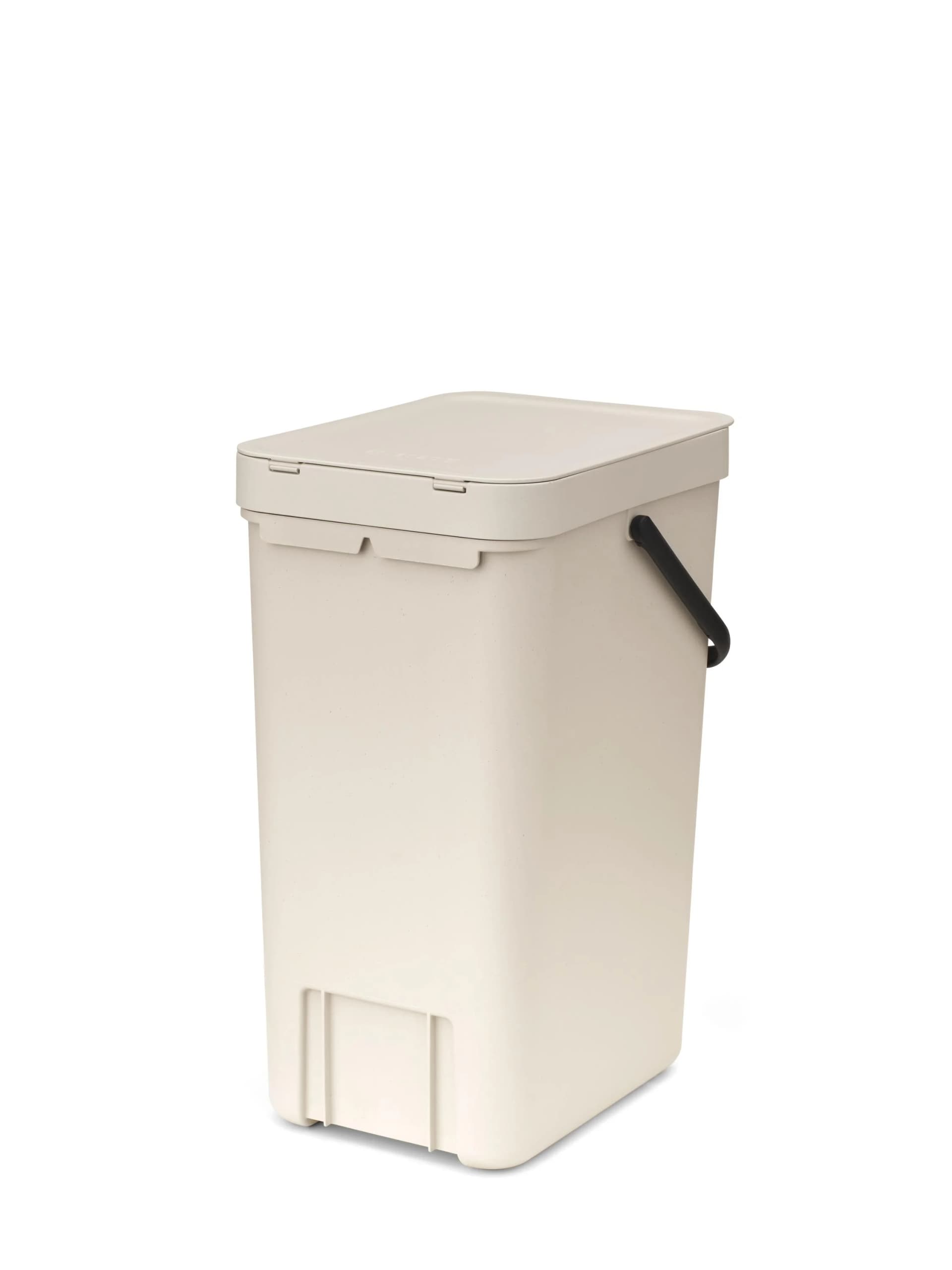 Brabantia Abfallbehälter SORT & GO 16L Soft Beige Wandhalterung