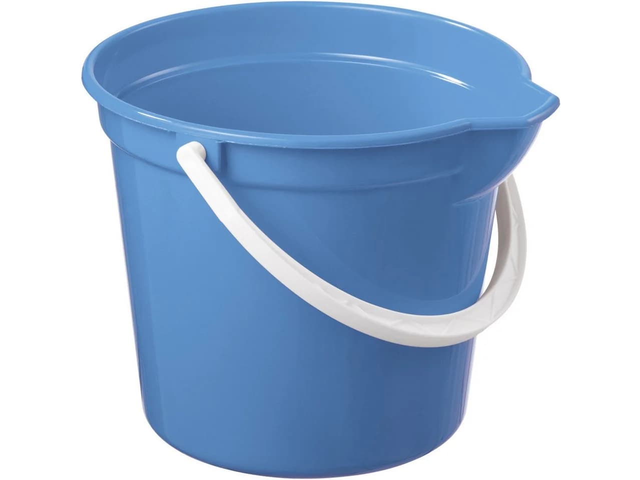 Sunware Basic Eimer 7,5 L blau mit Ausguss und Messskala