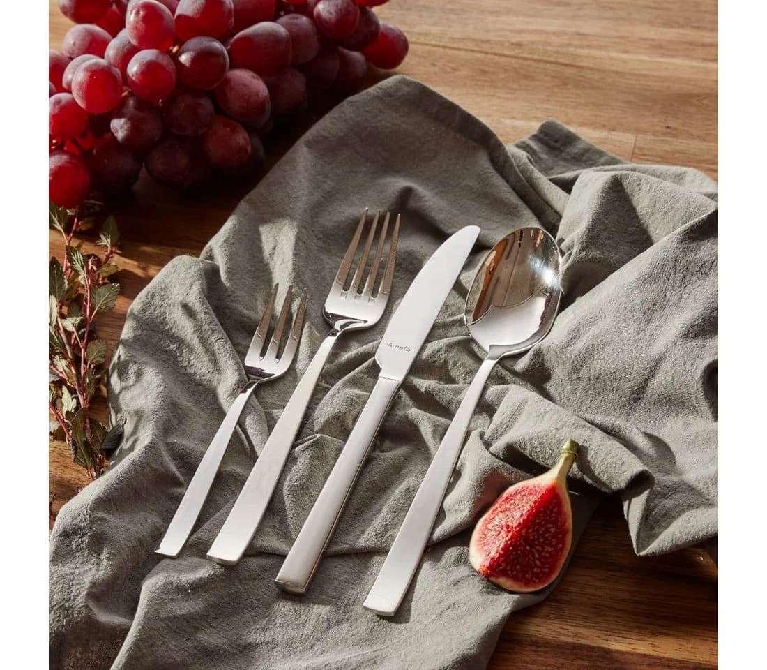 Amefa Besteck-Set FRESH 60-tlg. 12 Personen Edelstahl Rostfrei 18/10 Silber