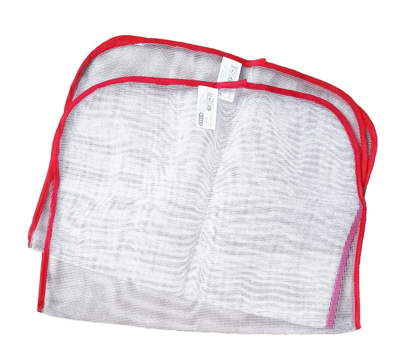 EDCO Bügeltuch Set 2x Transparent Weiß 40x60cm Bügelschutz