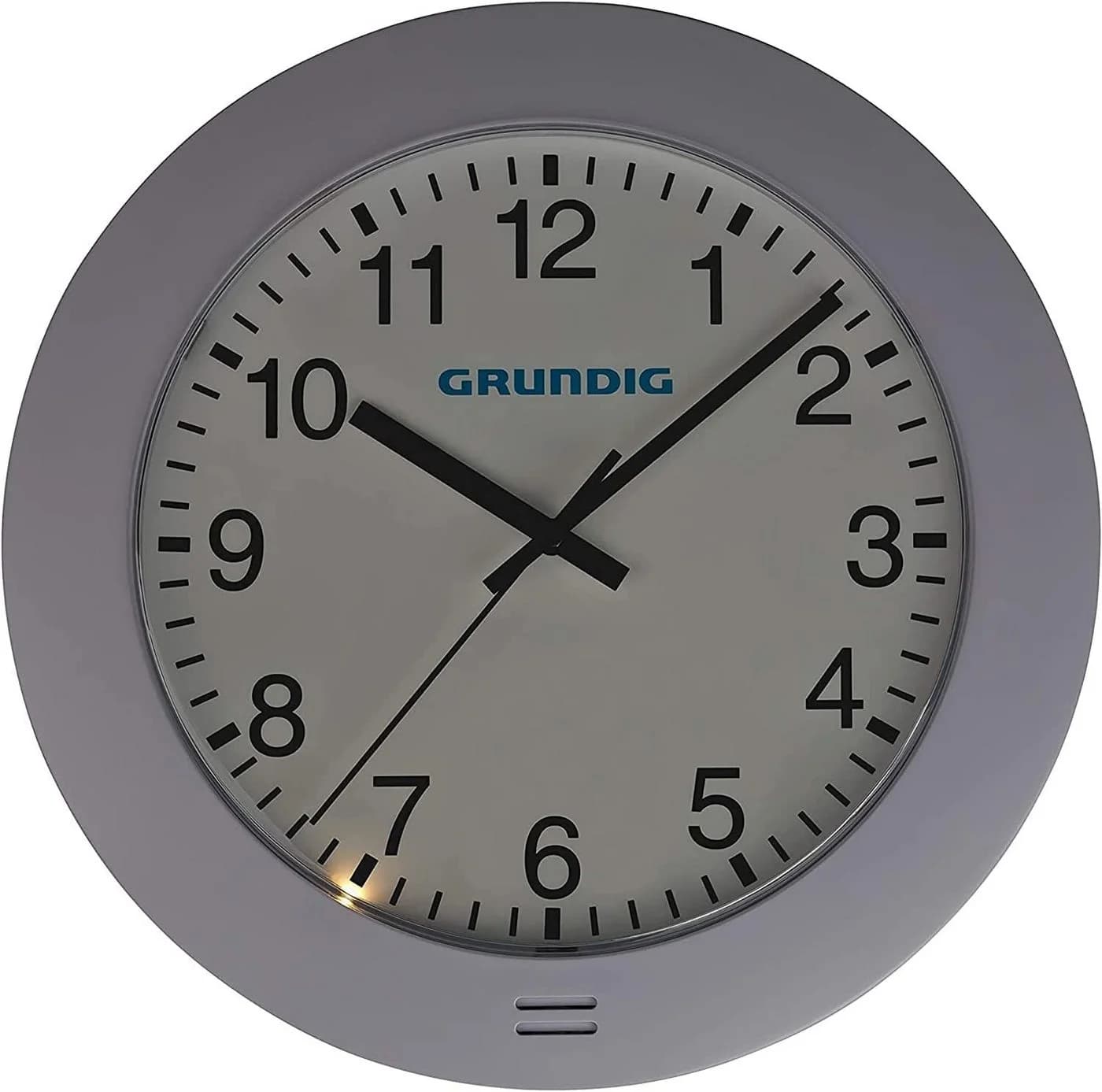 Grundig Wanduhr mit Türklingel 2in1 - 45 Klänge & Reichweite 180m