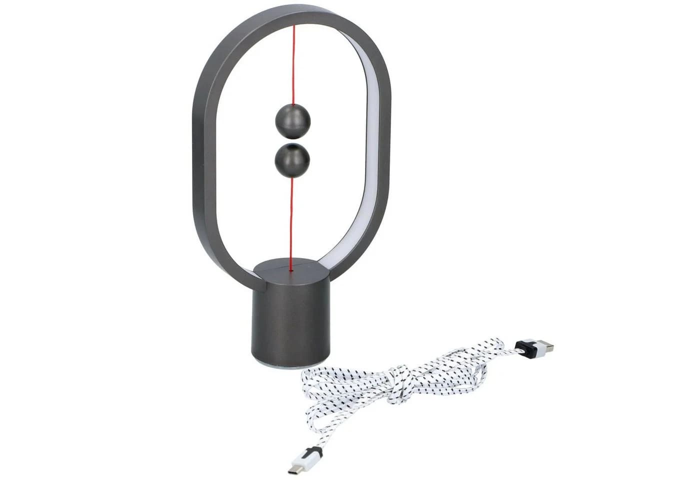Grundig LED Nachttischlampe Balance Schwarz USB-C 5W 4V