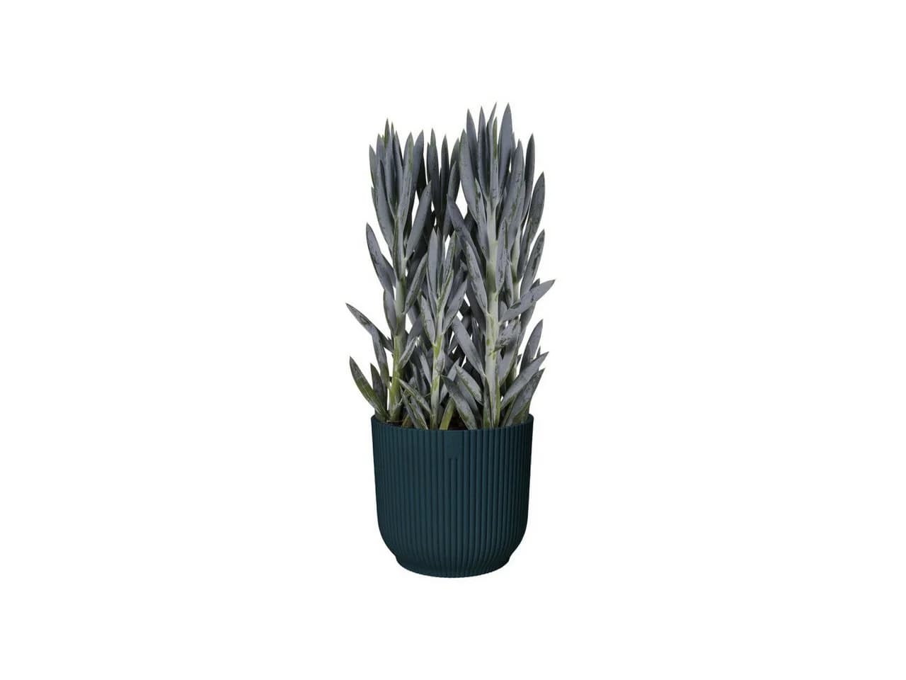 Elho Blumentopf Vibes Fold Ø 16 x 15 cm Tiefes Blau