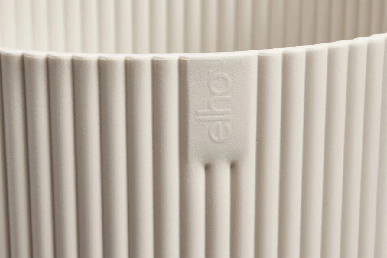 Elho Blumentopf Vibes Fold Kunststoff Leinenweiß