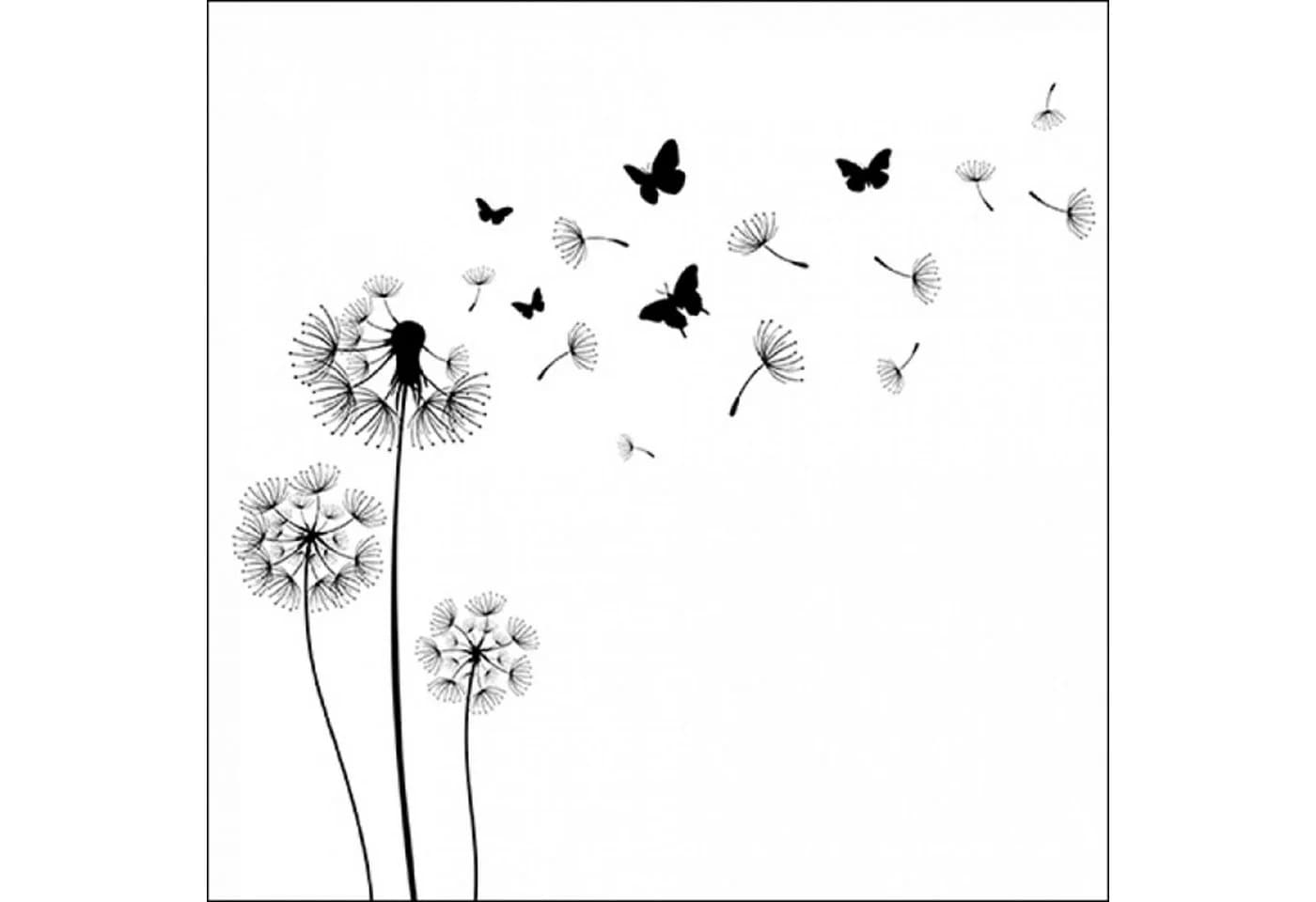 Ambiente Luxury Paper Products Papierserviette Schwarz-Weiß 3-lagig 33x33cm