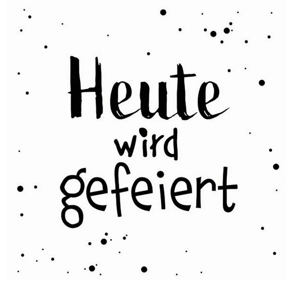 Ambiente Papierserviette Motiv Schwarz/Weiß 33x33cm 20 St