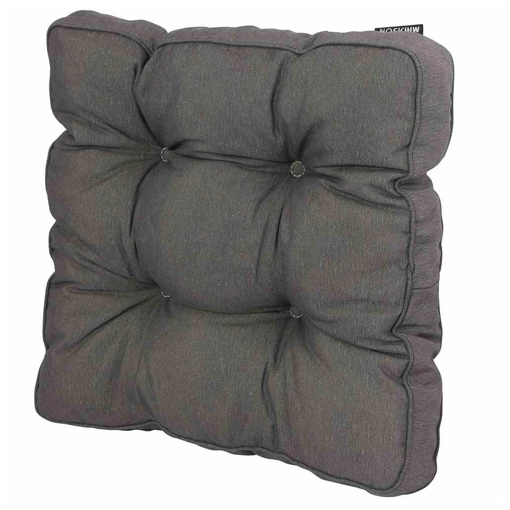 Madison Panama grau Sitzkissen Florance 50% Baumwolle / 45% Polyester