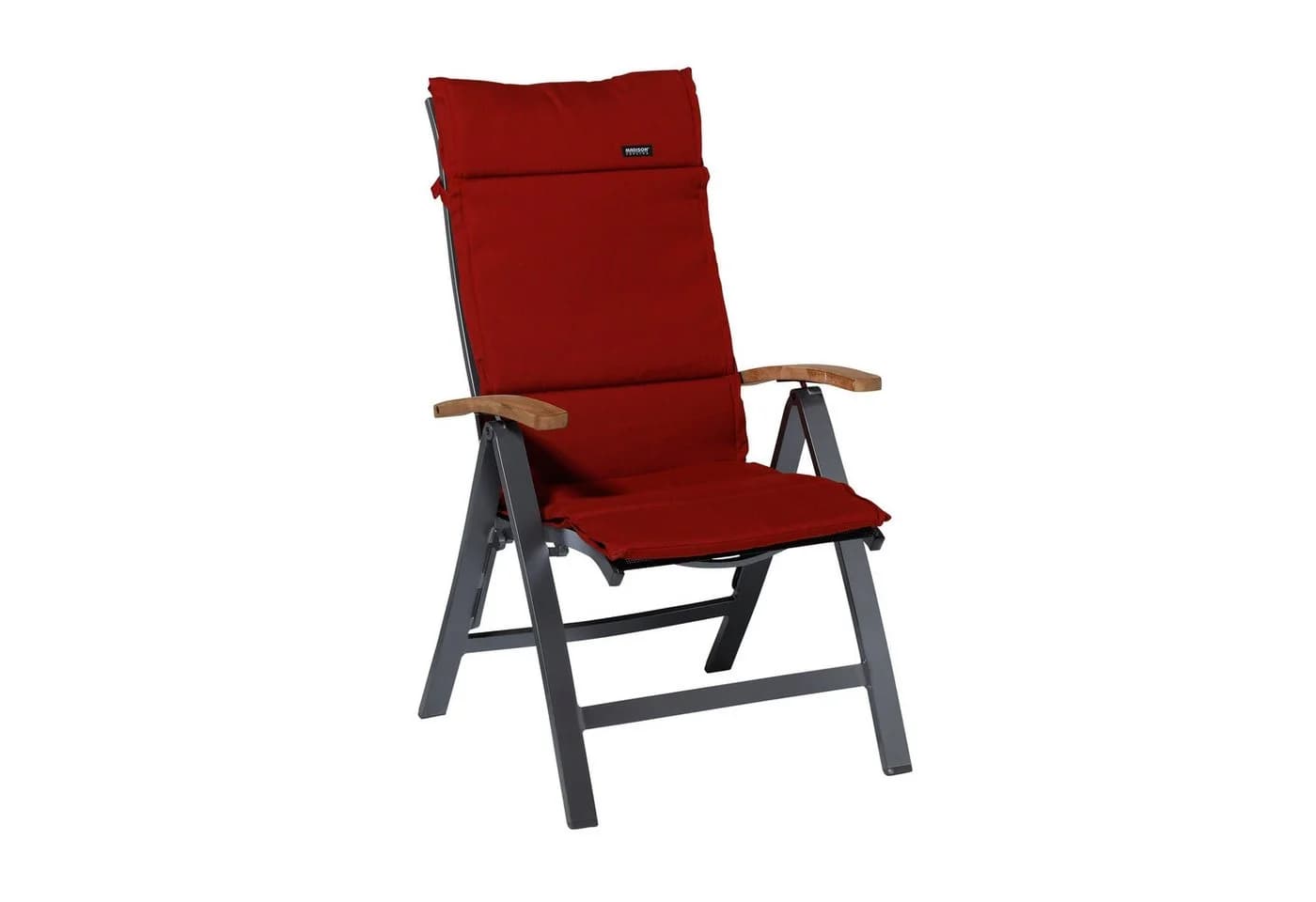 Madison Hochlehnerauflage Rot UV-beständig 100% Dralon