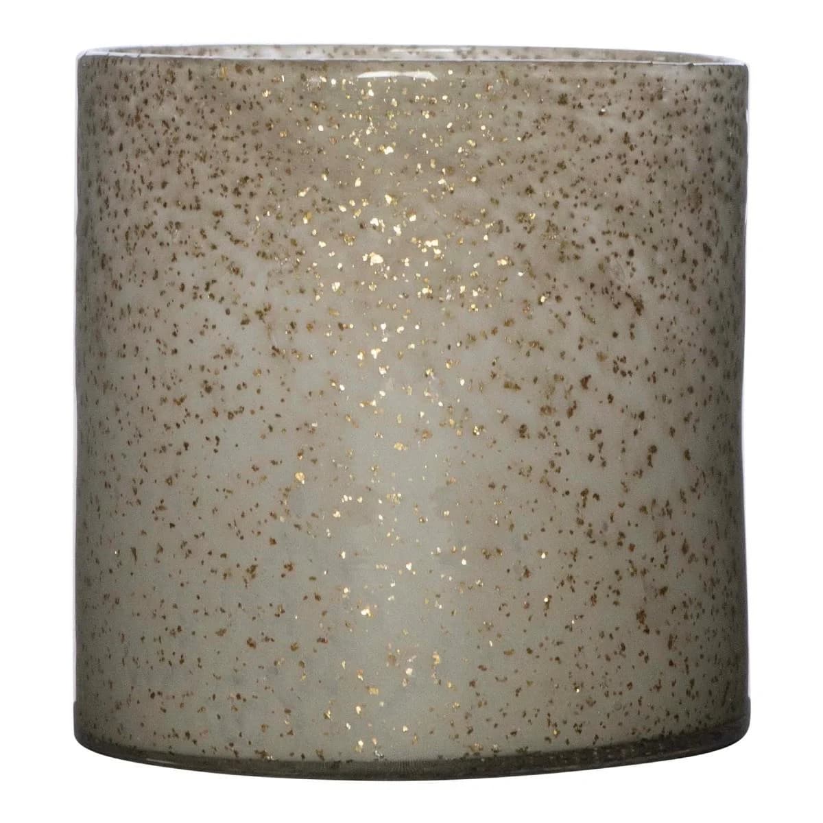 Teelichthalter Beige Glas