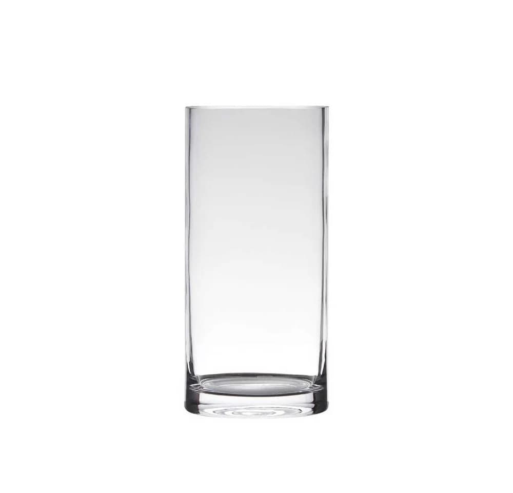 Hakbijl Glass Dekovase Zylinder Transparent Glas