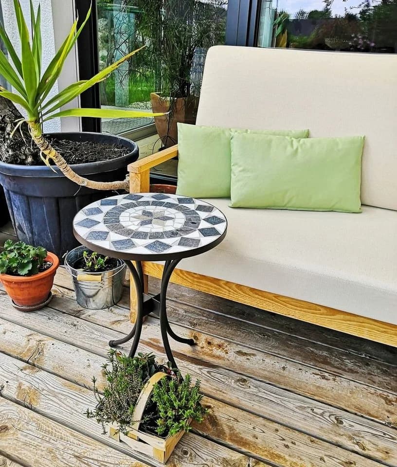 JACK Dekokissen Outdoor Lounge Kissen 30x50cm Wasserfest Mint