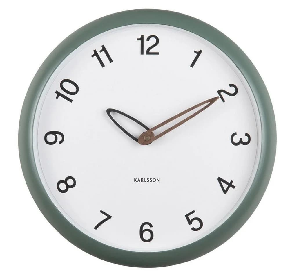 KARLSSON Wanduhr Bella Jungle Green