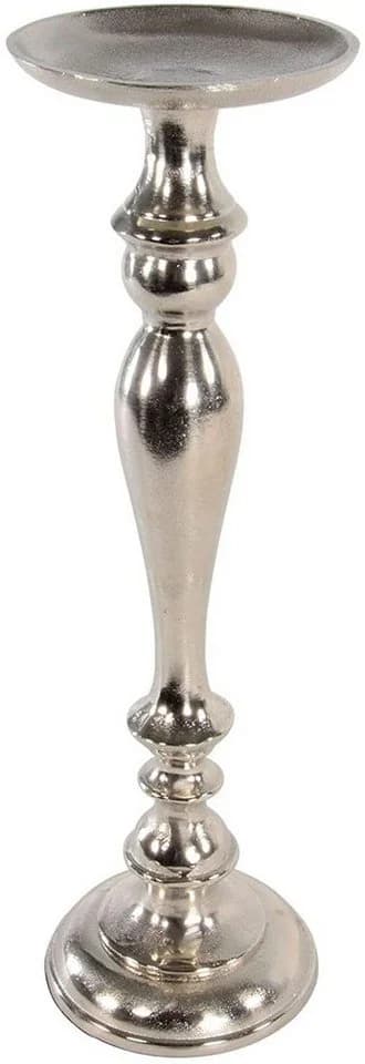 Lesli Living Kerzenständer Brush 51cm Aluminium Silber
