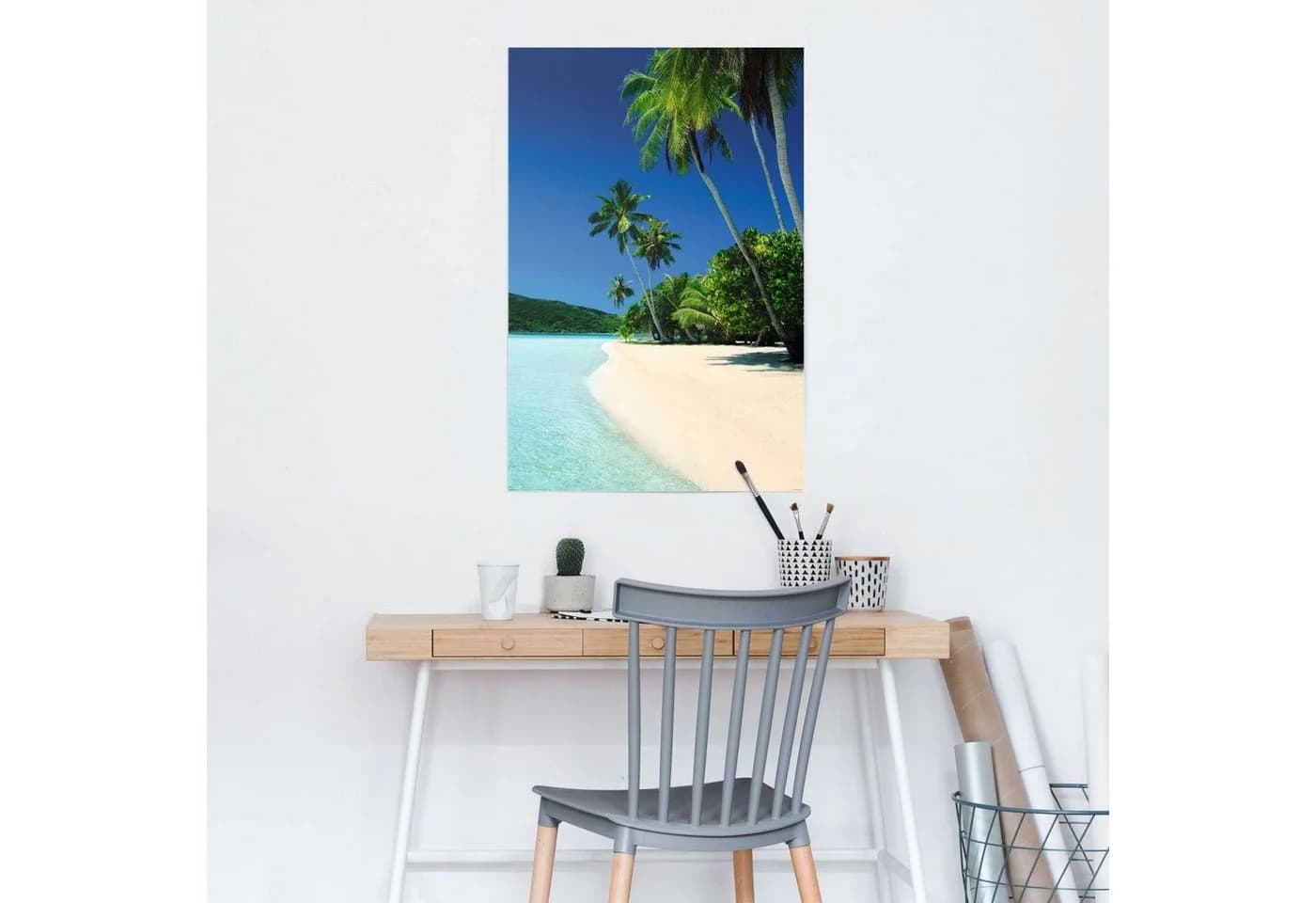 Reinders Poster Traum Strand Blau Maxi Format