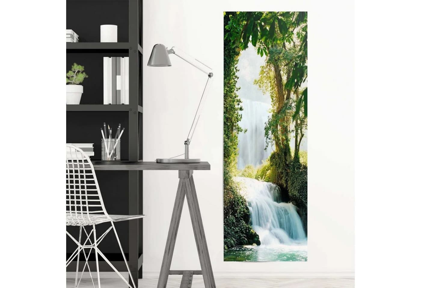 Reinders Poster Wasserfälle von Zaragoza Grün Panorama