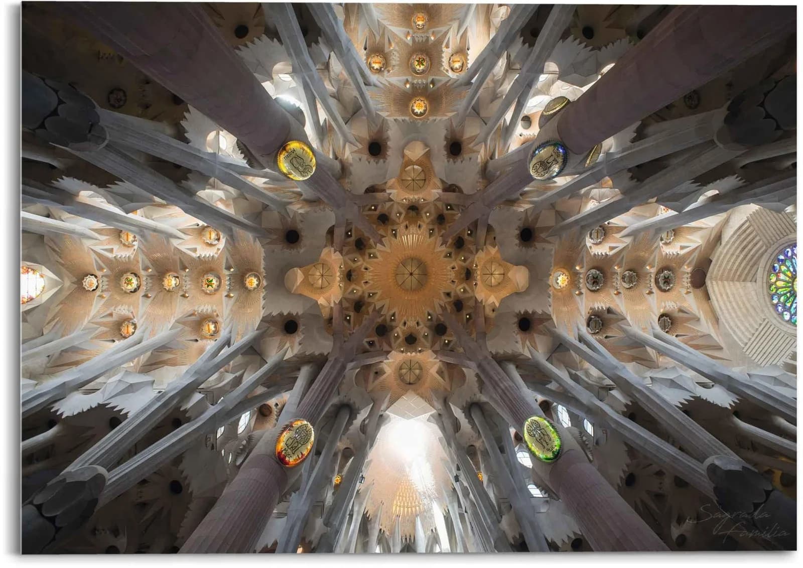 REINDERS Glasbild Sagrada Familia Sara Franqui 70x50cm
