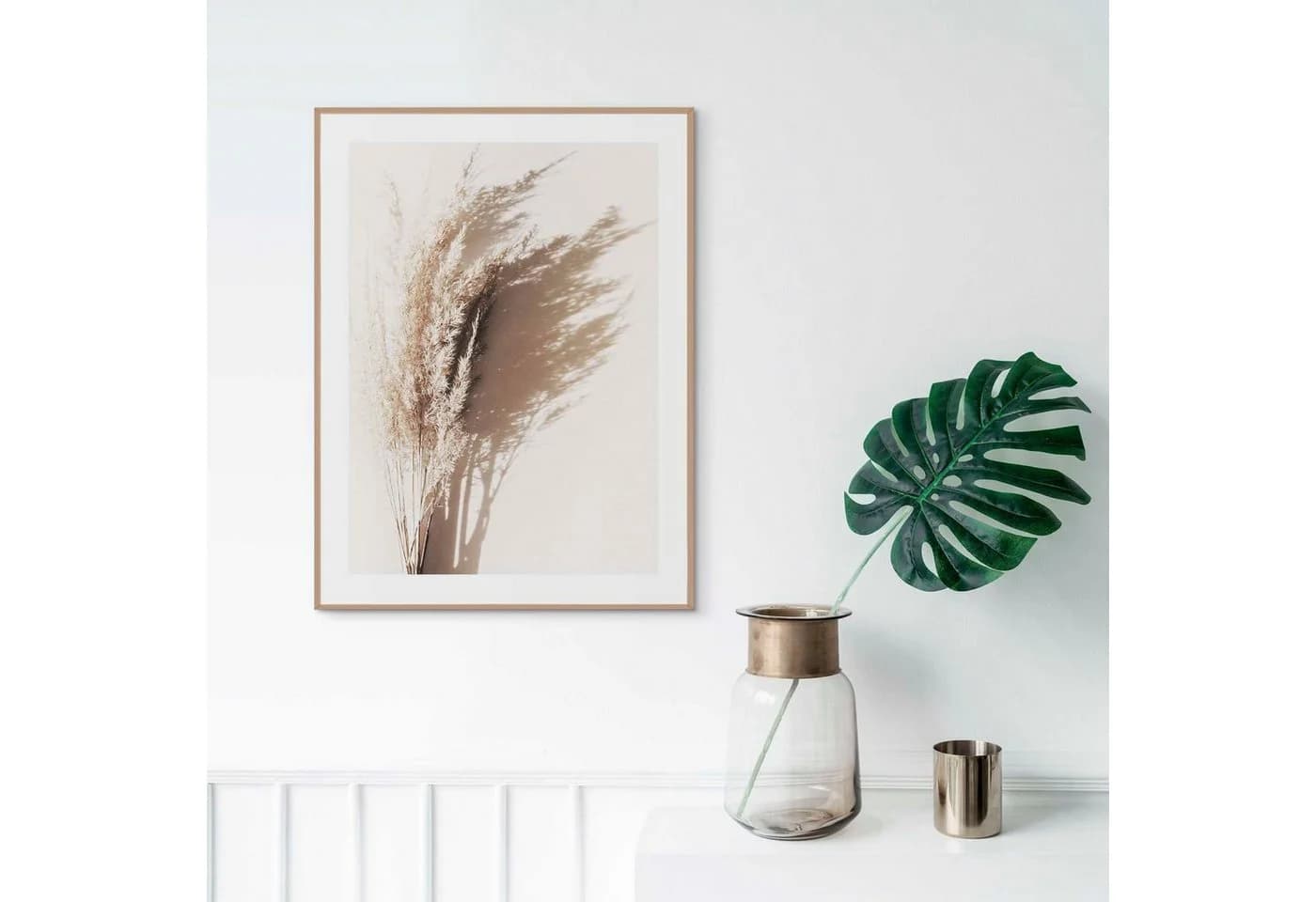 Poster REINDERS "Sonniges Gras" Beige