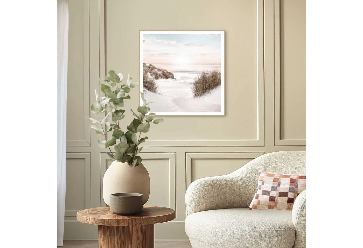 Reinders! Poster Strand Horizon Wohnzimmer Dünen Sonne Sommer Beige