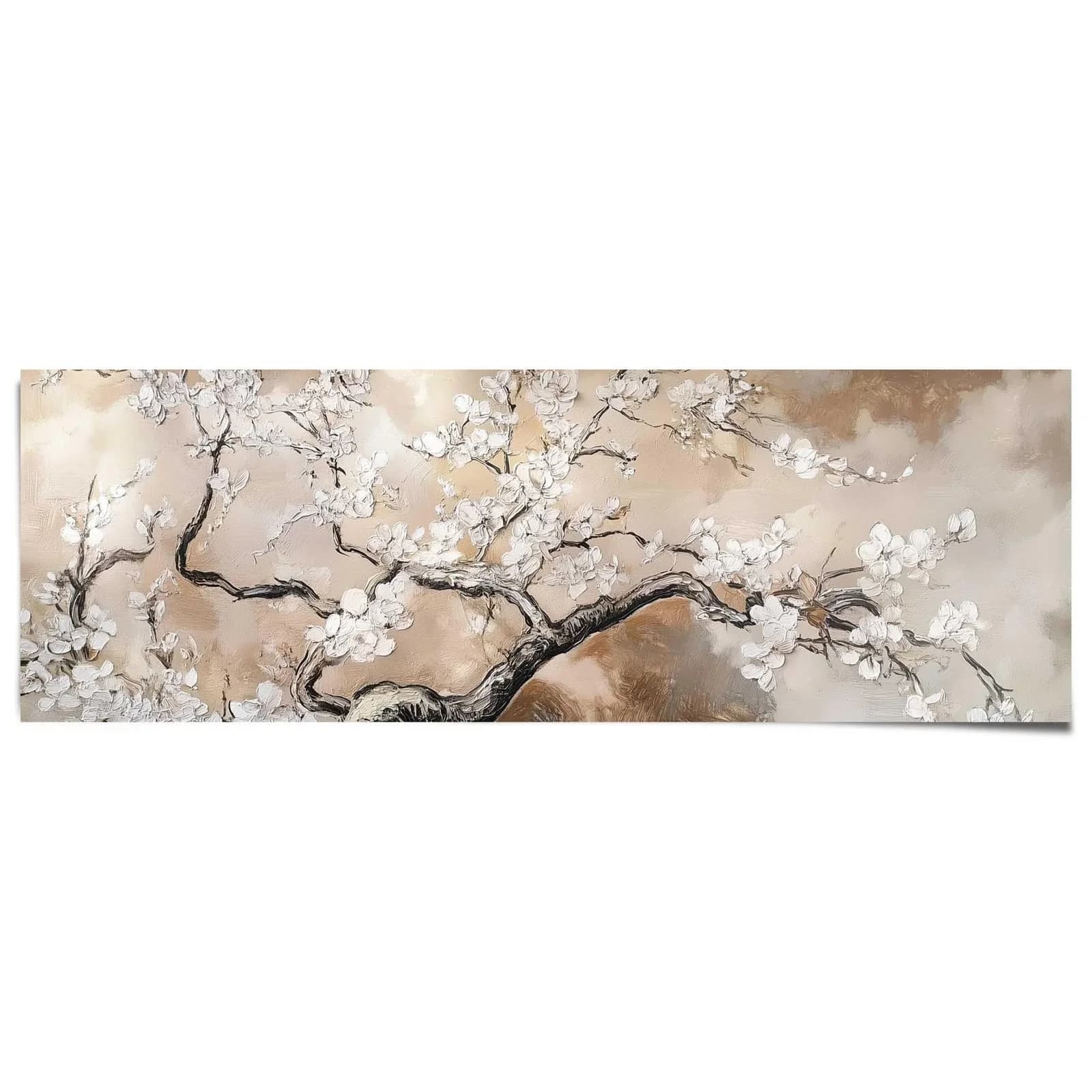 Poster REINDERS Rustikale Blumen Beige Blumen und Pflanzen