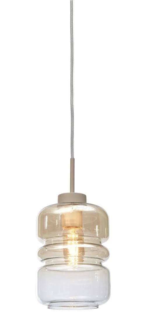 IT'S ABOUT ROMI Hängeleuchte Verona Beige Glas E27