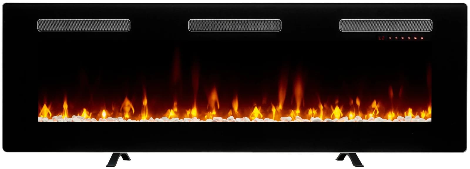 Elektrokamin DIMPLEX Sierra 60 Schwarz mit Fernbedienung und App