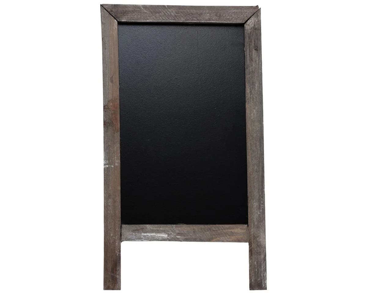 Kaemingk Kreidetafel Holz Vintage Doppeltafel Aufsteller 18x32cm