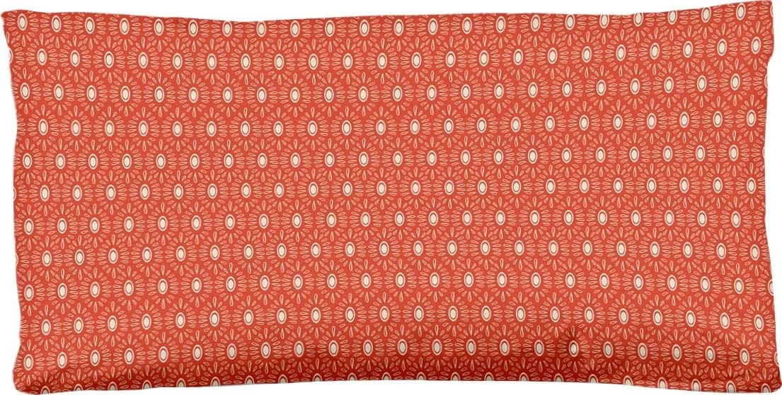 Kissenbezug Lynouk Orange Baumwolle Mako-Satin