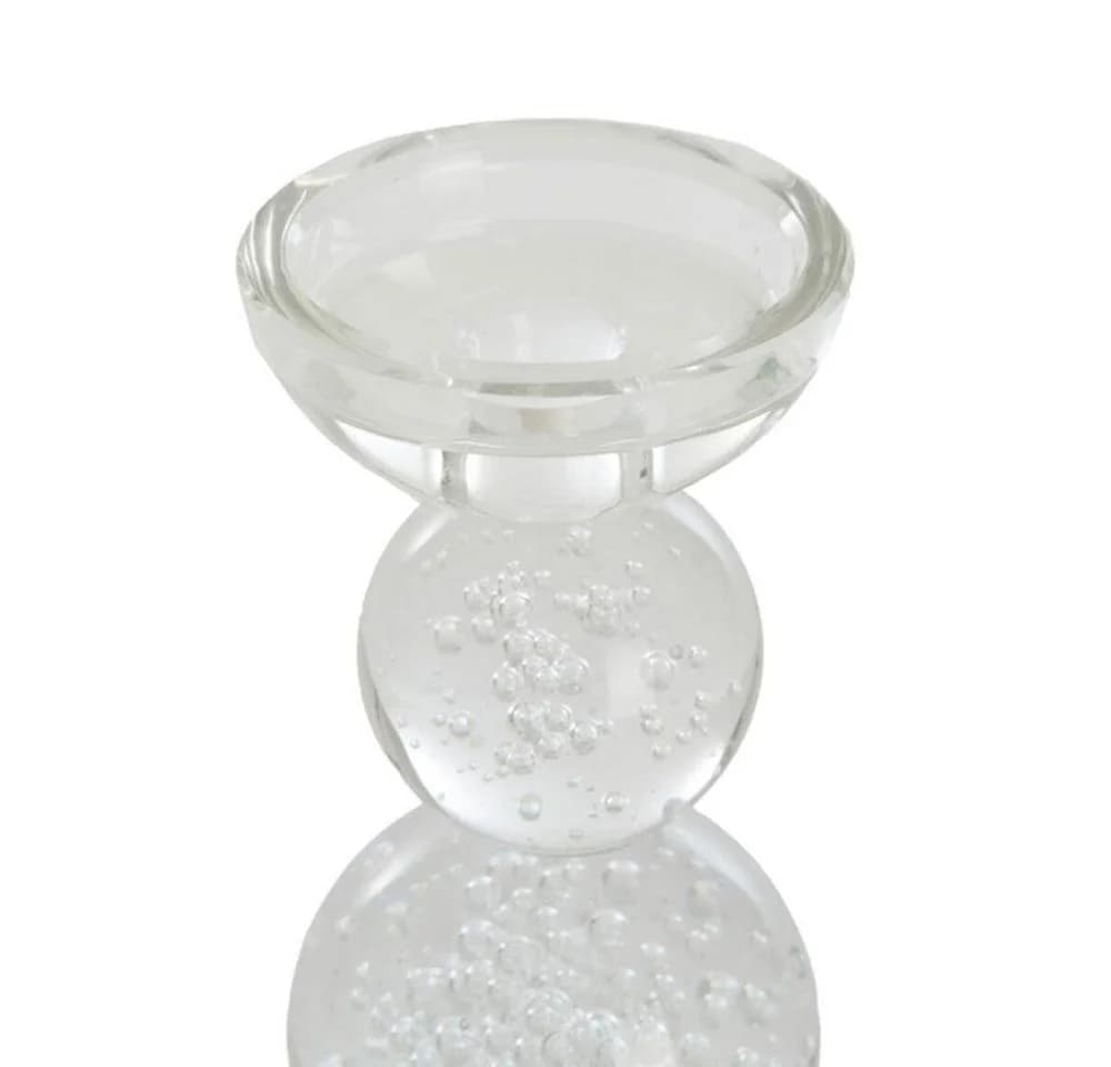 Light & Living Kerzenhalter Itinga Glas Klar 15,5cm