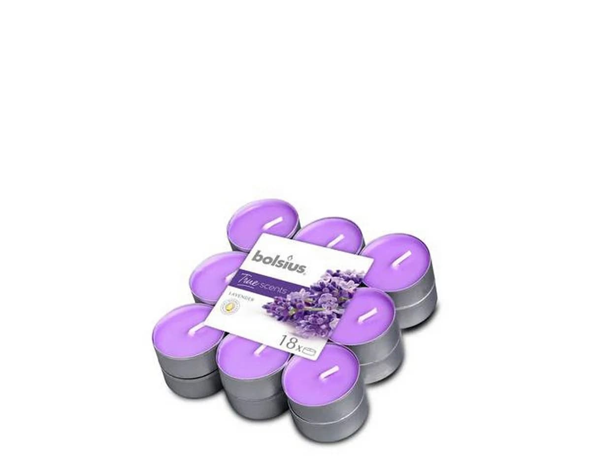 Bolsius Duft-Teelich Lavendel 4h Aluminium
