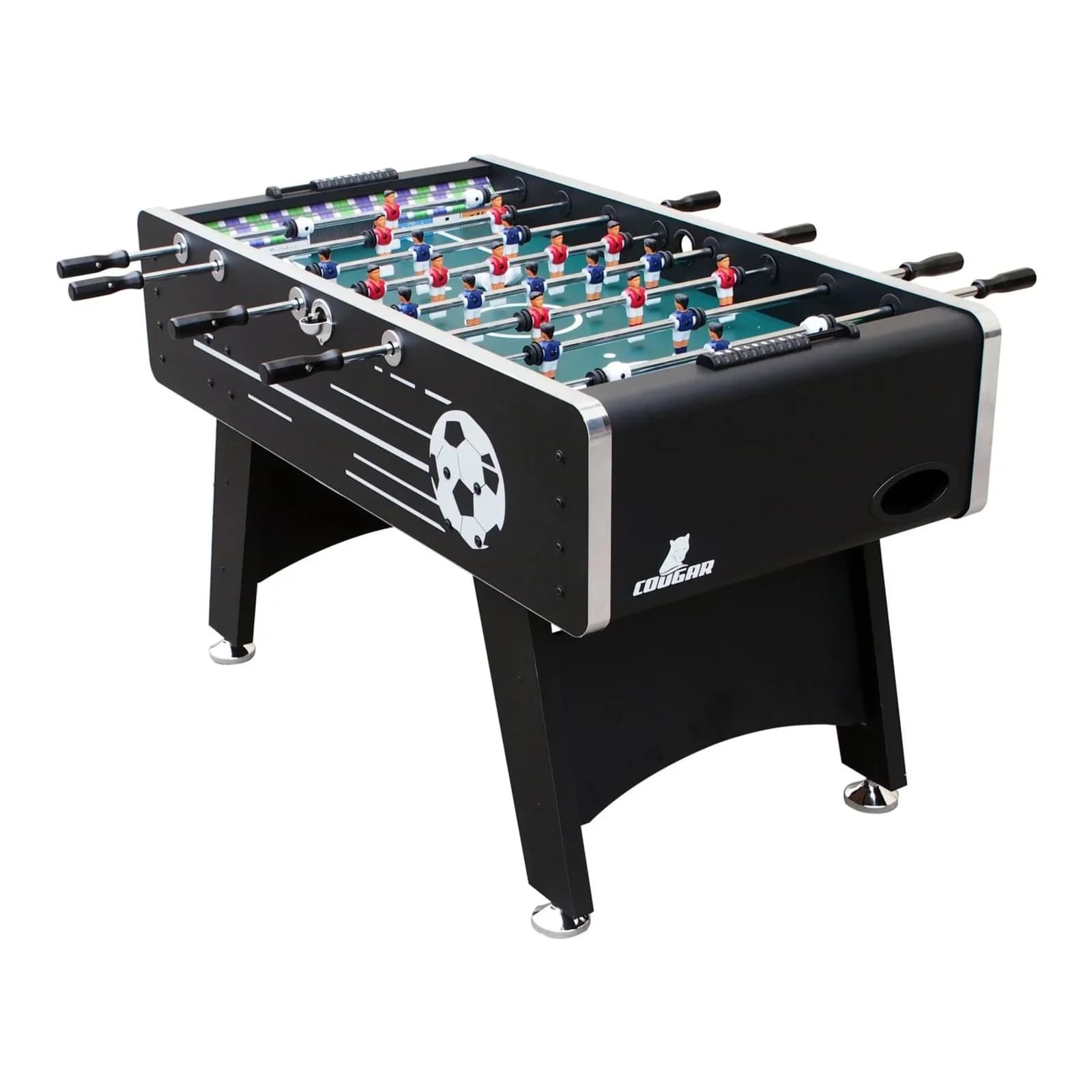 Cougar Arena TS Fußballtisch verchromt Stahl