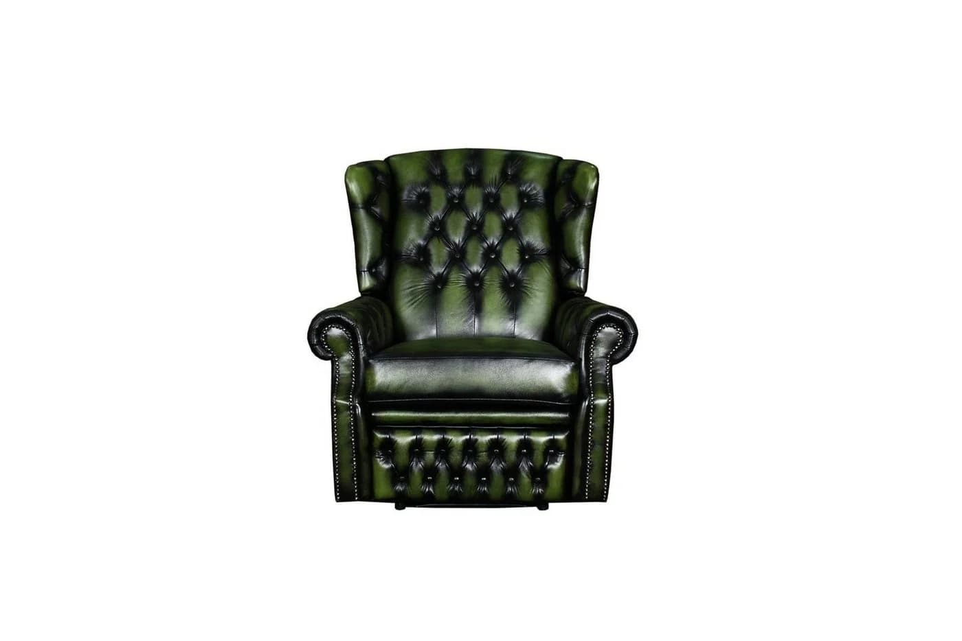 Salottini Chesterfield-Sessel Stunning Grün Leder Recliner