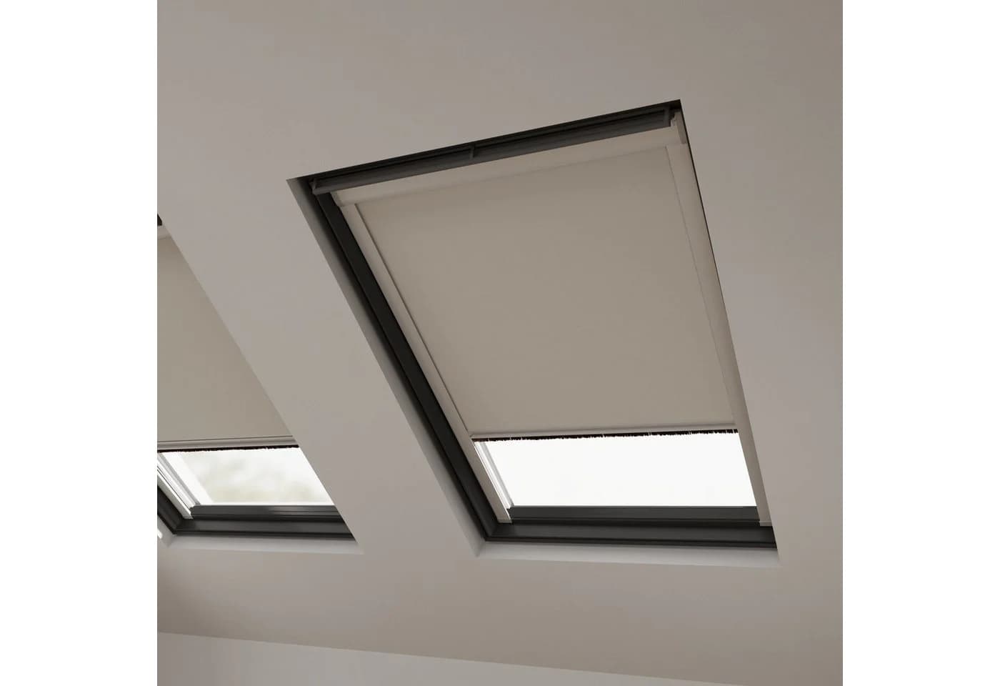 Cocoon Home Dachfensterrollo Verdunklungsrollo Taupe 100% Verdunkelnd