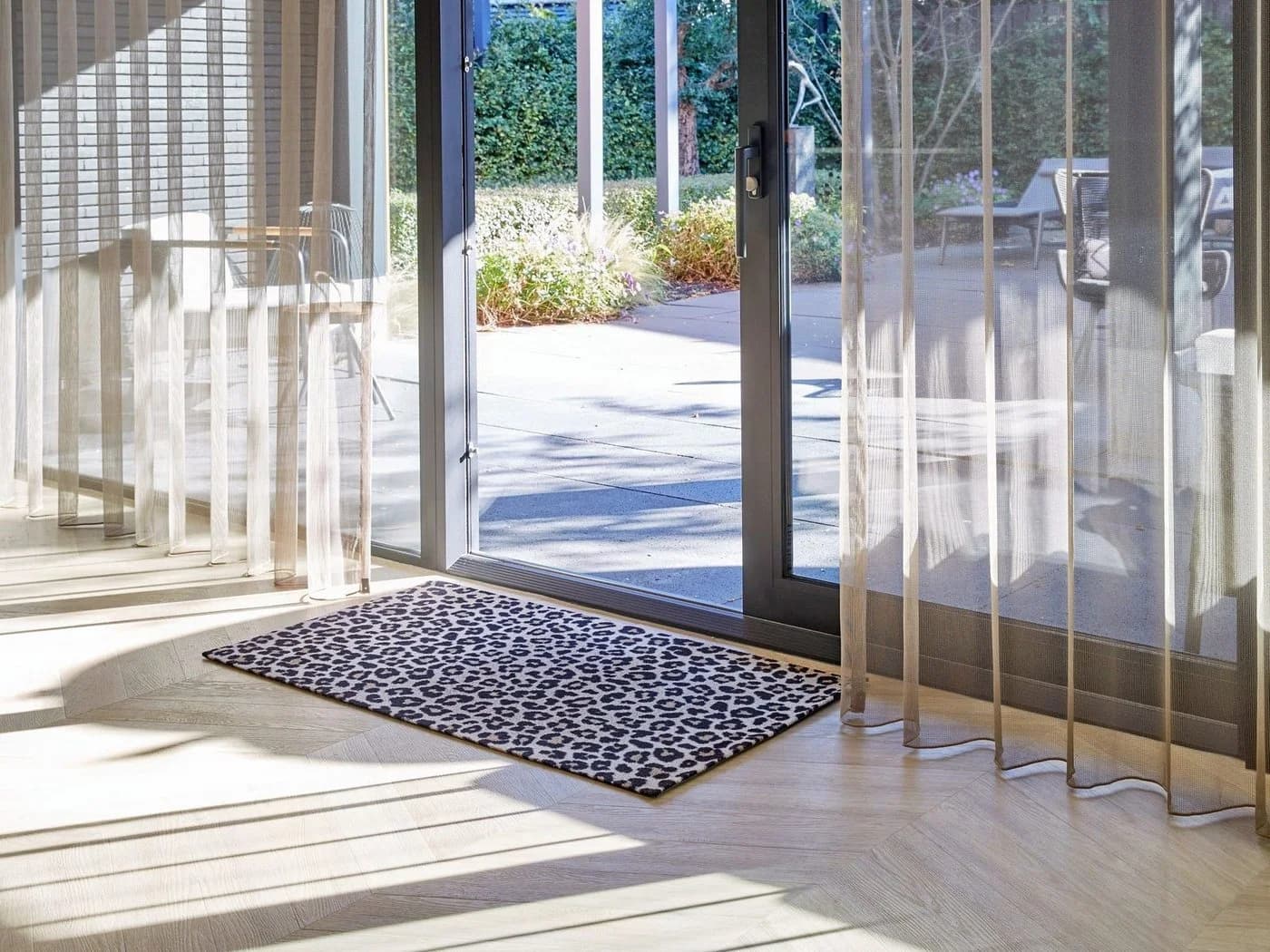 MD Entree Teppichläufer Beige Rutschfest Waschbar Hochflor
