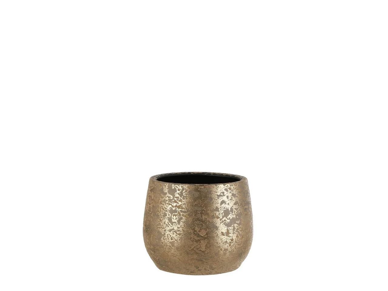 Mica Decorations Blumentopf Terracotta Clemente Gold