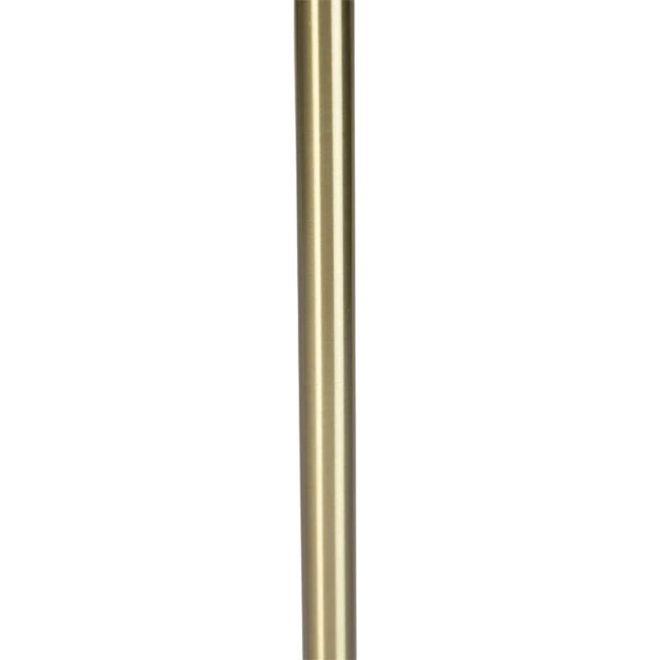 Qazqa Stehlampe Simplo E27 Gold Messing Modern