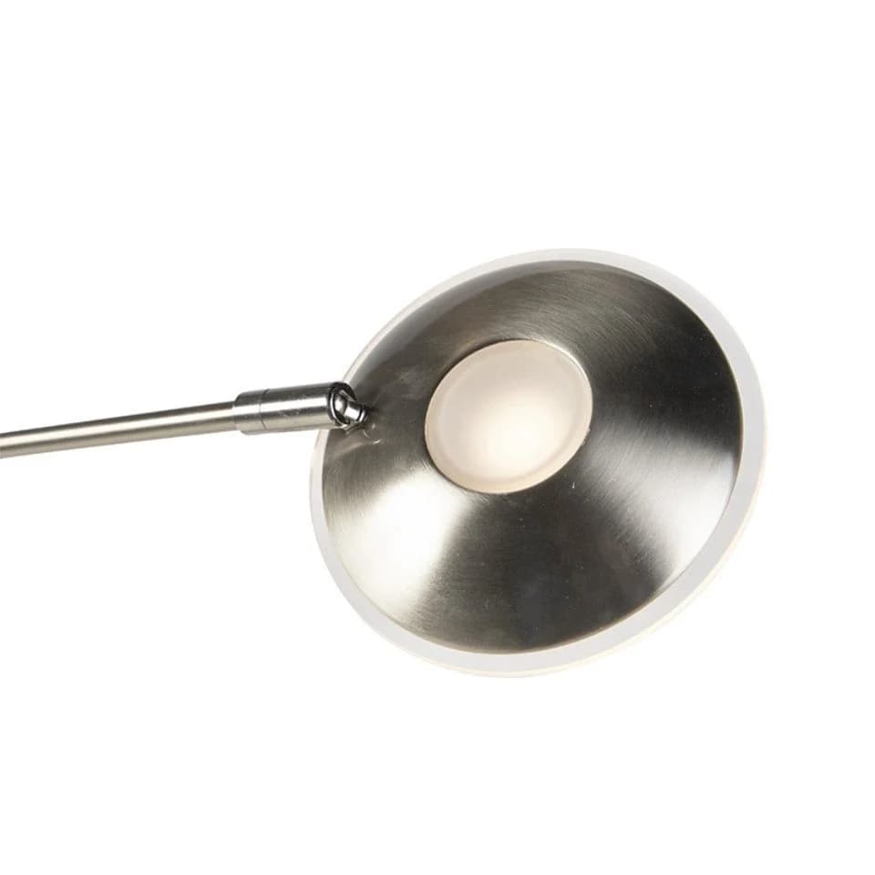 QAZQA Stehlampe Sevilla Dimmbar LED Stahl Modern