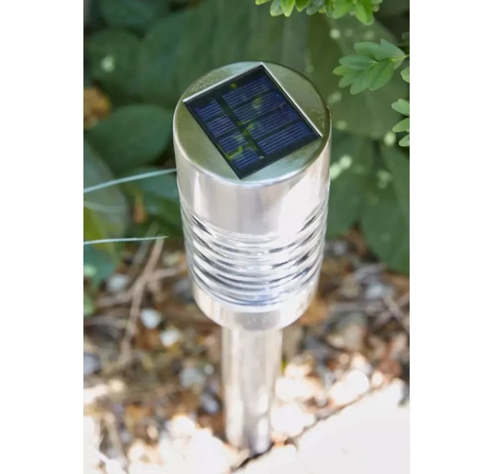 Luxform Solarleuchte Torino 42cm Edelstahl Wegleuchte