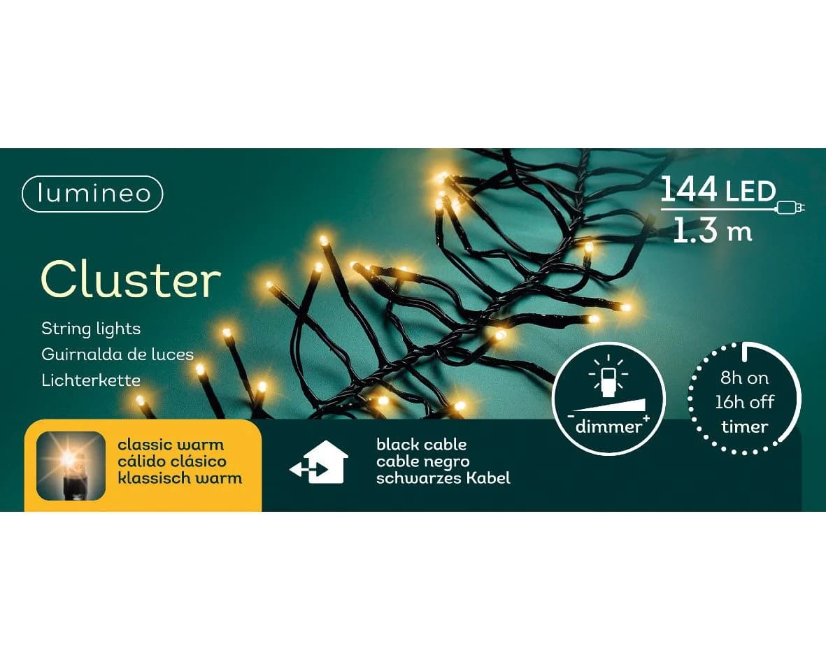Kaemingk LED-Lichterkette 144 LEDs klassisch warm