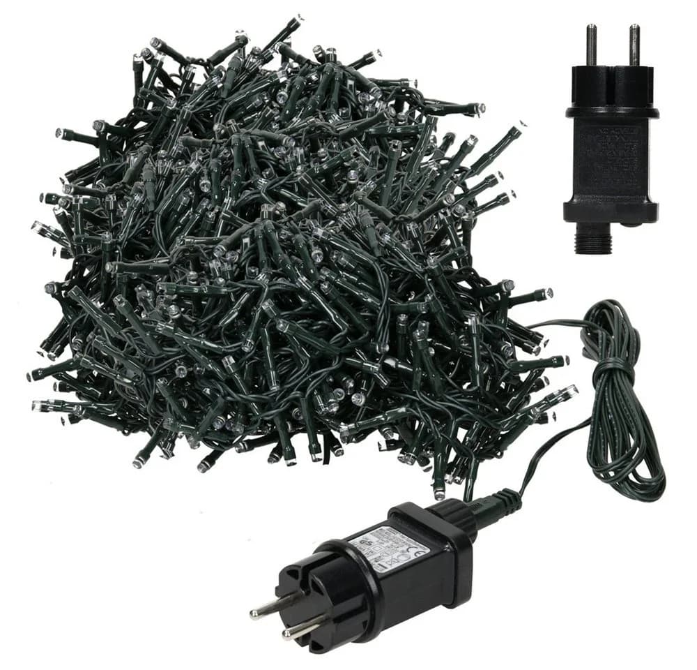 ECD Germany LED-Lichterkette 560 LEDs Warmweiß 11m IP44