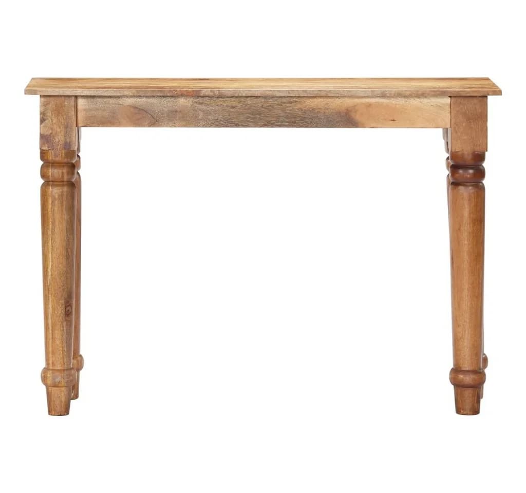 vidaXL Konsolentisch Massivholz Braun Klassisches Design