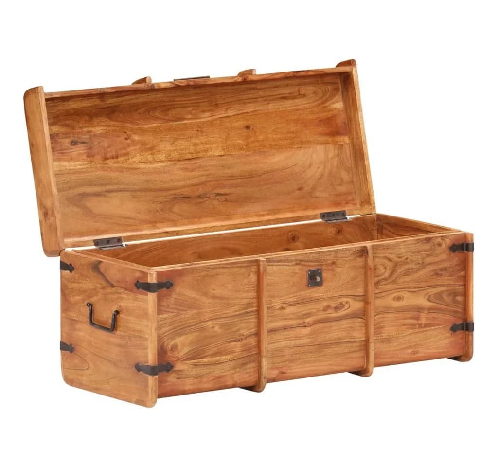 vidaXL Aufbewahrungsbox Truhe Massivholz