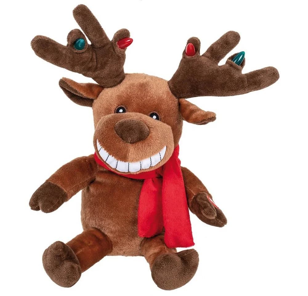 Versand-Richter Weihnachtsfigur Rentier Bewegung und Musik